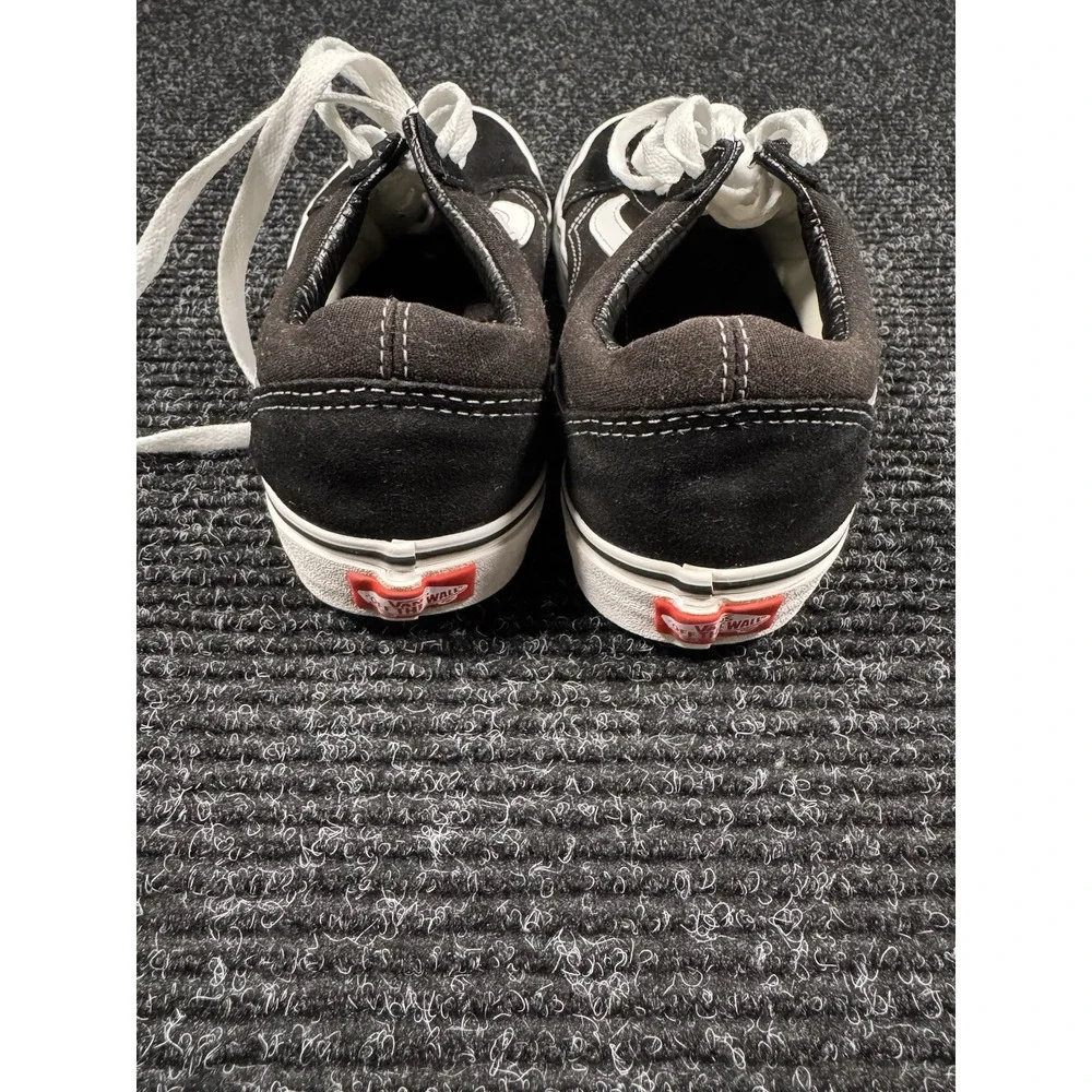 Vans Old Skool Suede Canvas Brown White Sneakers Men 5 Women 6.5 Skate Shoes
